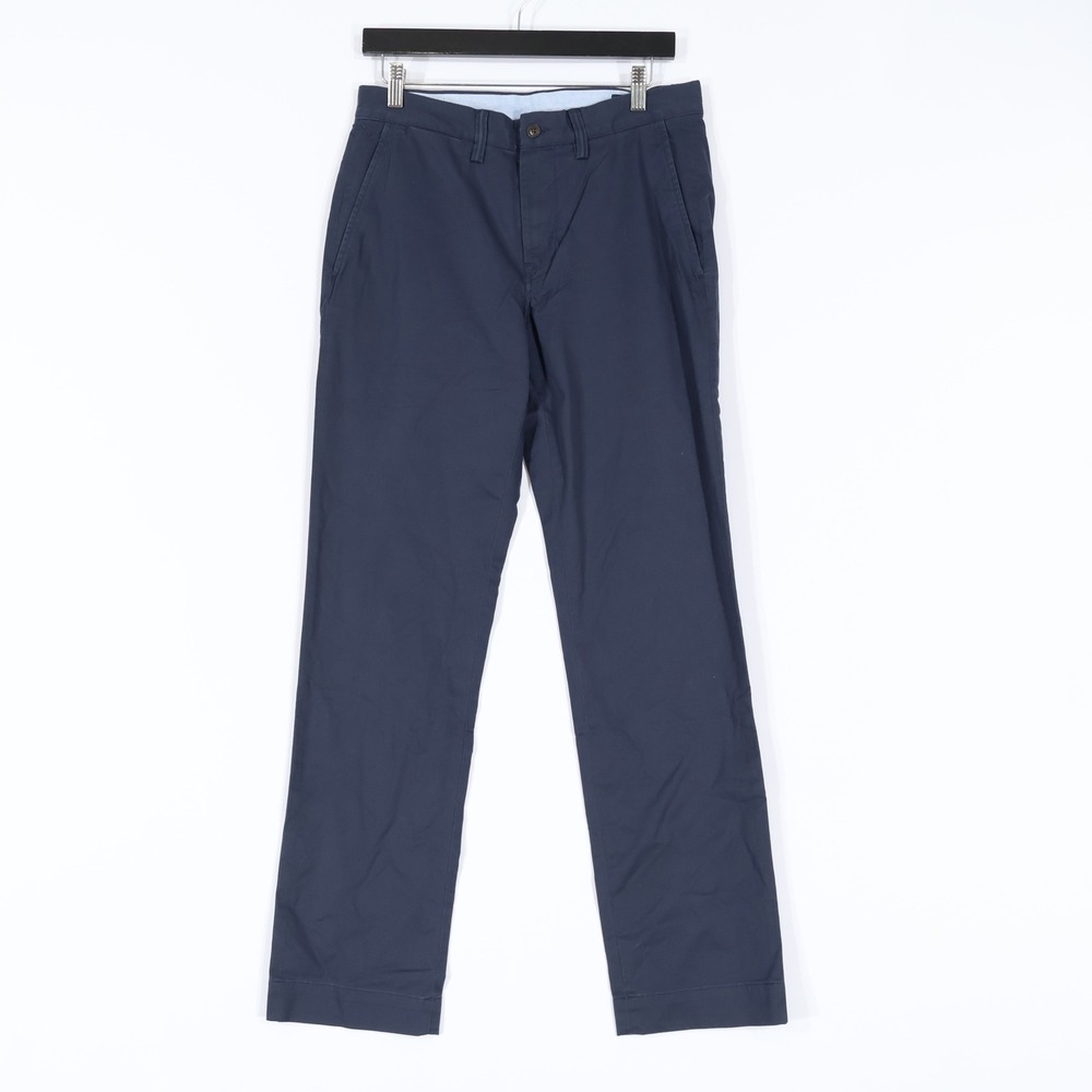 Polo Ralph Lauren Chino Pants Mens 31x32 Dark Blue Straight Fit Classic $125 NWD